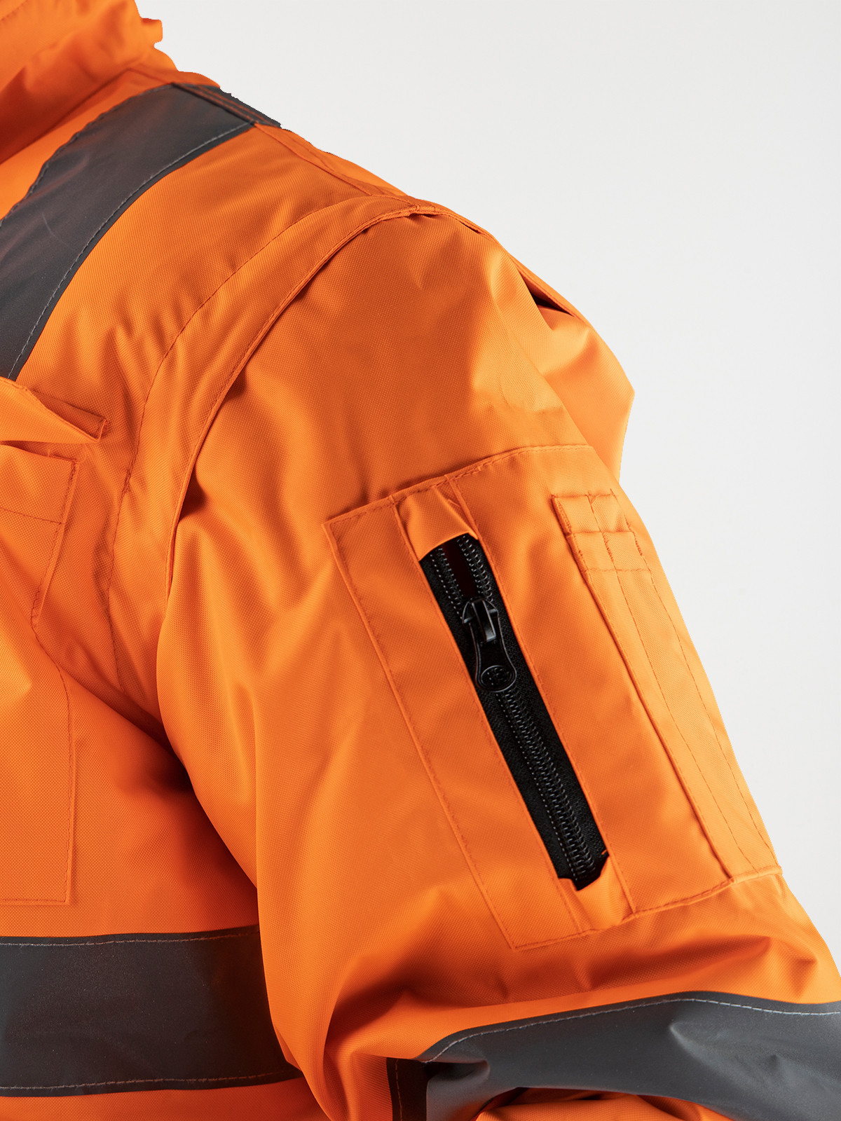 Blouson de travail matelassé orange Blouson de travail matelassé orange