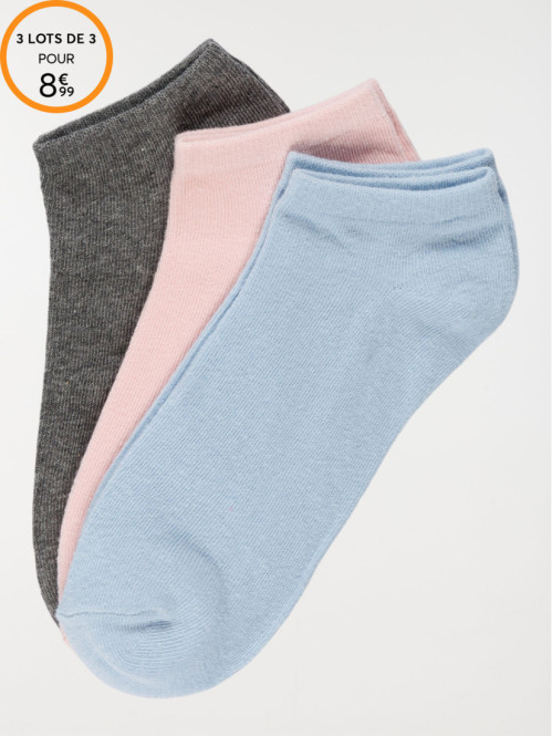 Lot de 3 chaussettes...