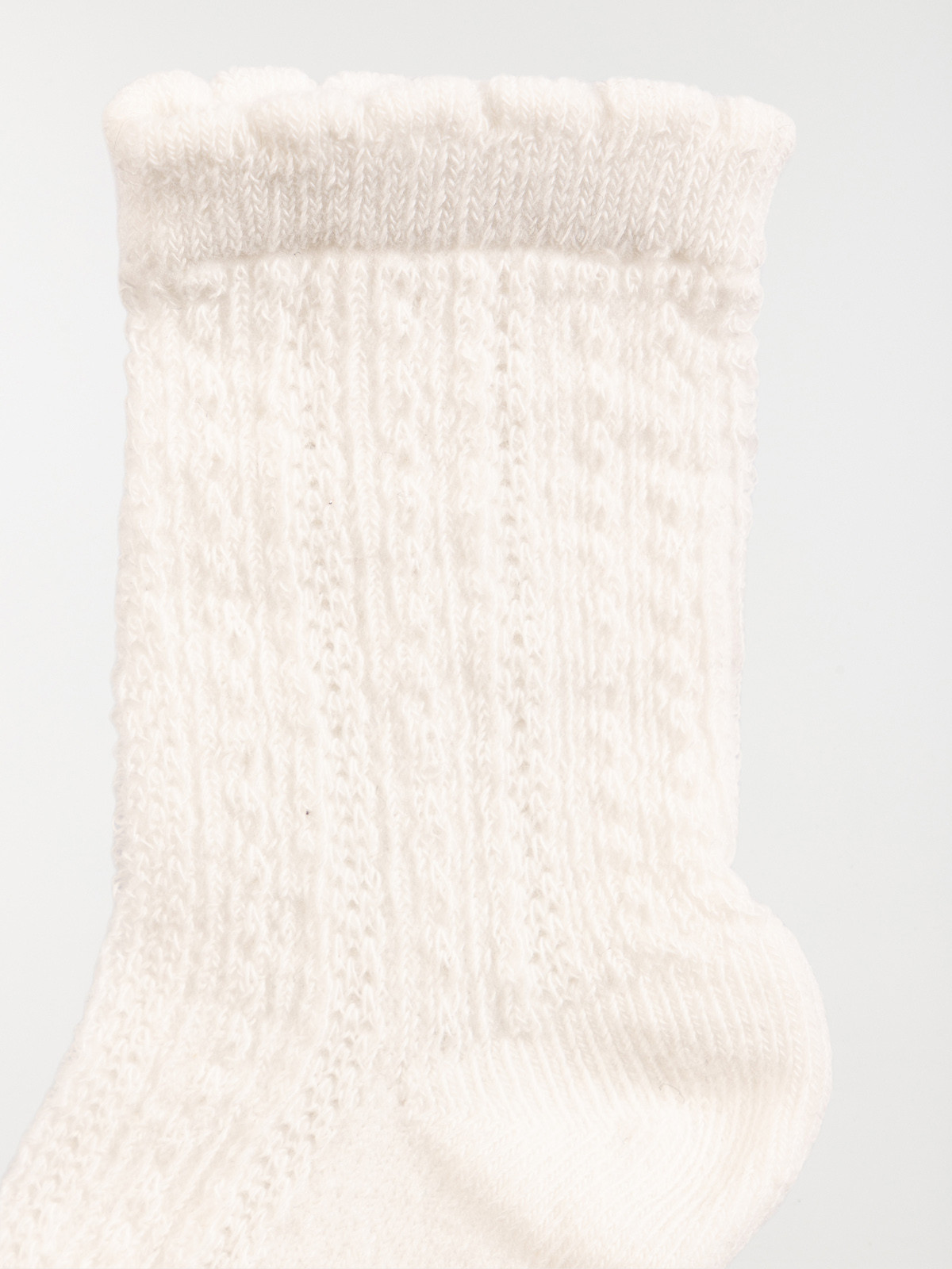 Lot de 3 chaussettes bébé fille écru Lot de 3 chaussettes bébé fille écru