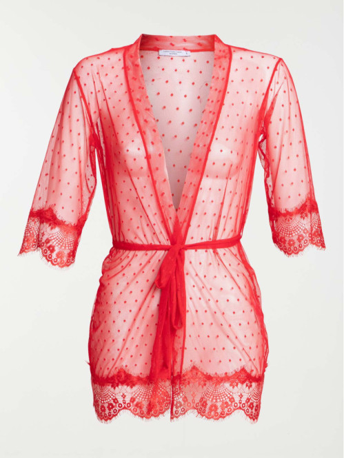 Kimono résille dentelle...