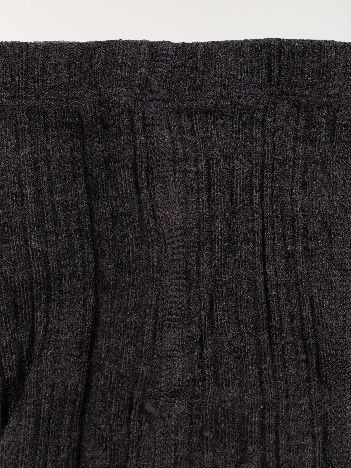 Collants chauds torsadés fille gris Collants chauds torsadés fille gris