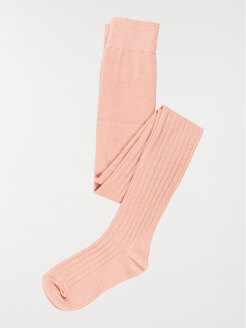 Collants chauds côtelés fille