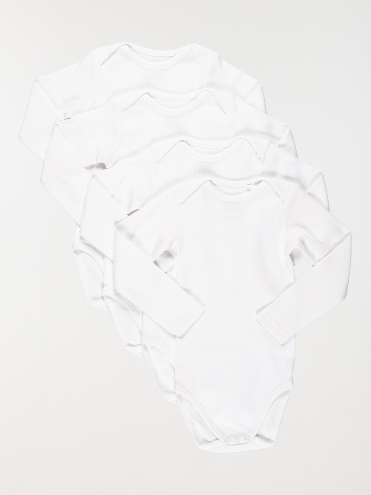 Lot de 4 bodies blancs bébé (3-24M)