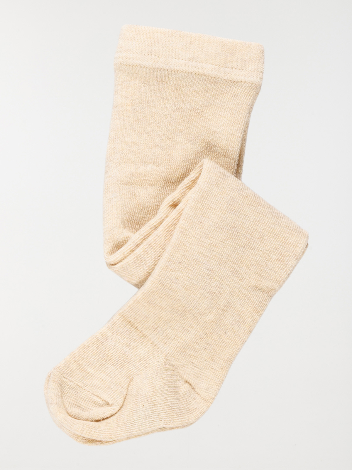 Collants chauds bébé beige clair