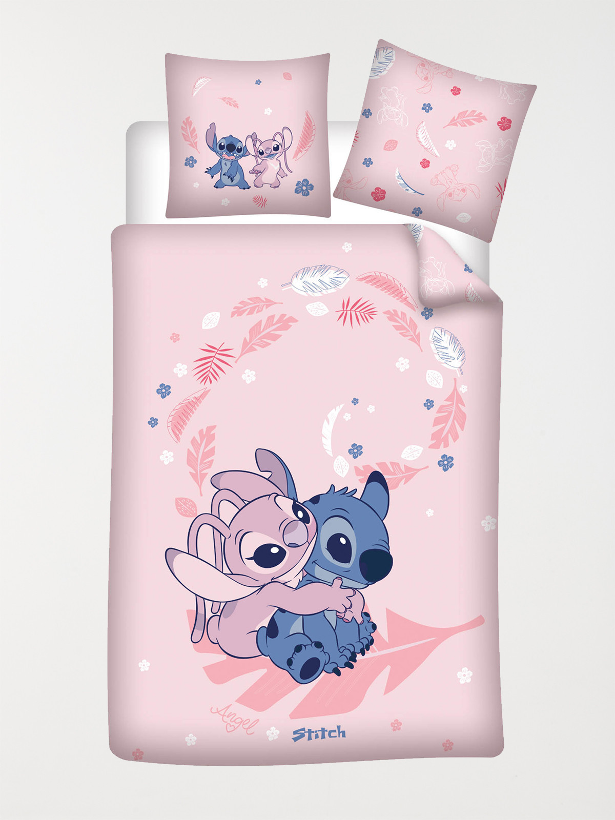 Parure 140x200cm STITCH ANGEL 1 personne Parure 140x200cm STITCH ANGEL 1 personne