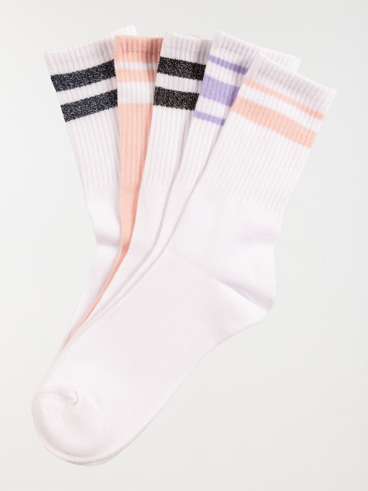Lot de 5 paires chaussettes fille