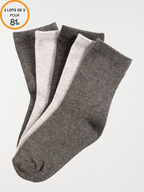 Lot 5 paires chaussettes...