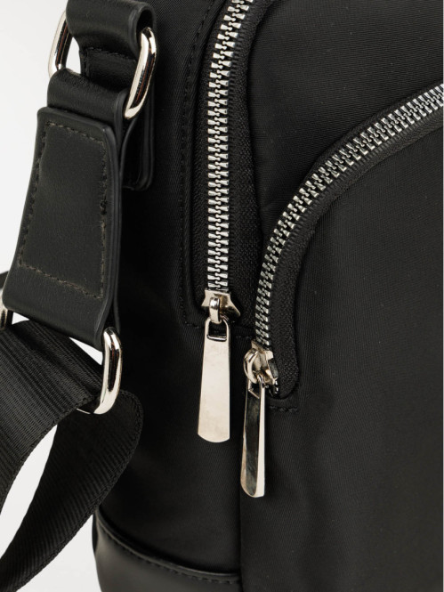 Sacoche noire bandoulière réglable homme