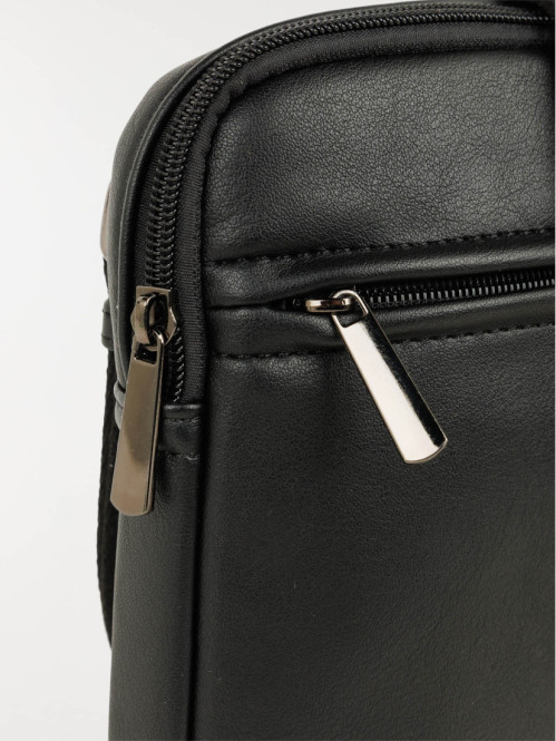 Sacoche bandoulière réglable noire homme