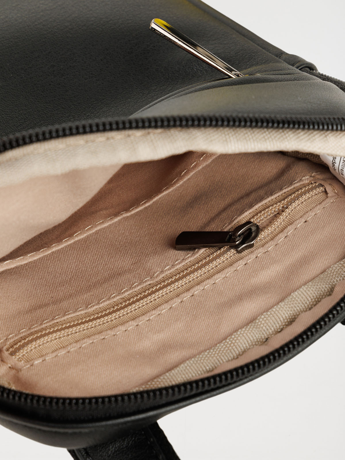 Sacoche bandoulière réglable noire homme