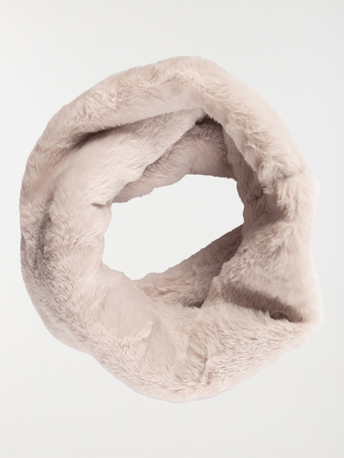Snood doux gris clair fille Snood doux gris clair fille