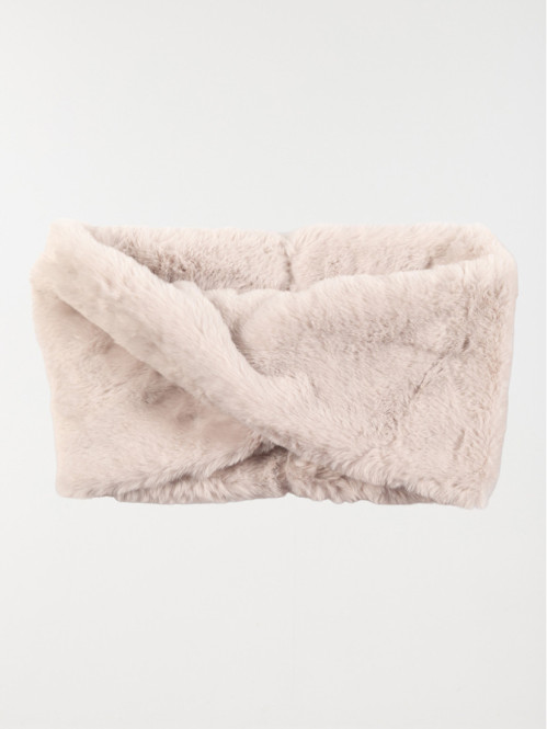 Snood doux gris clair fille