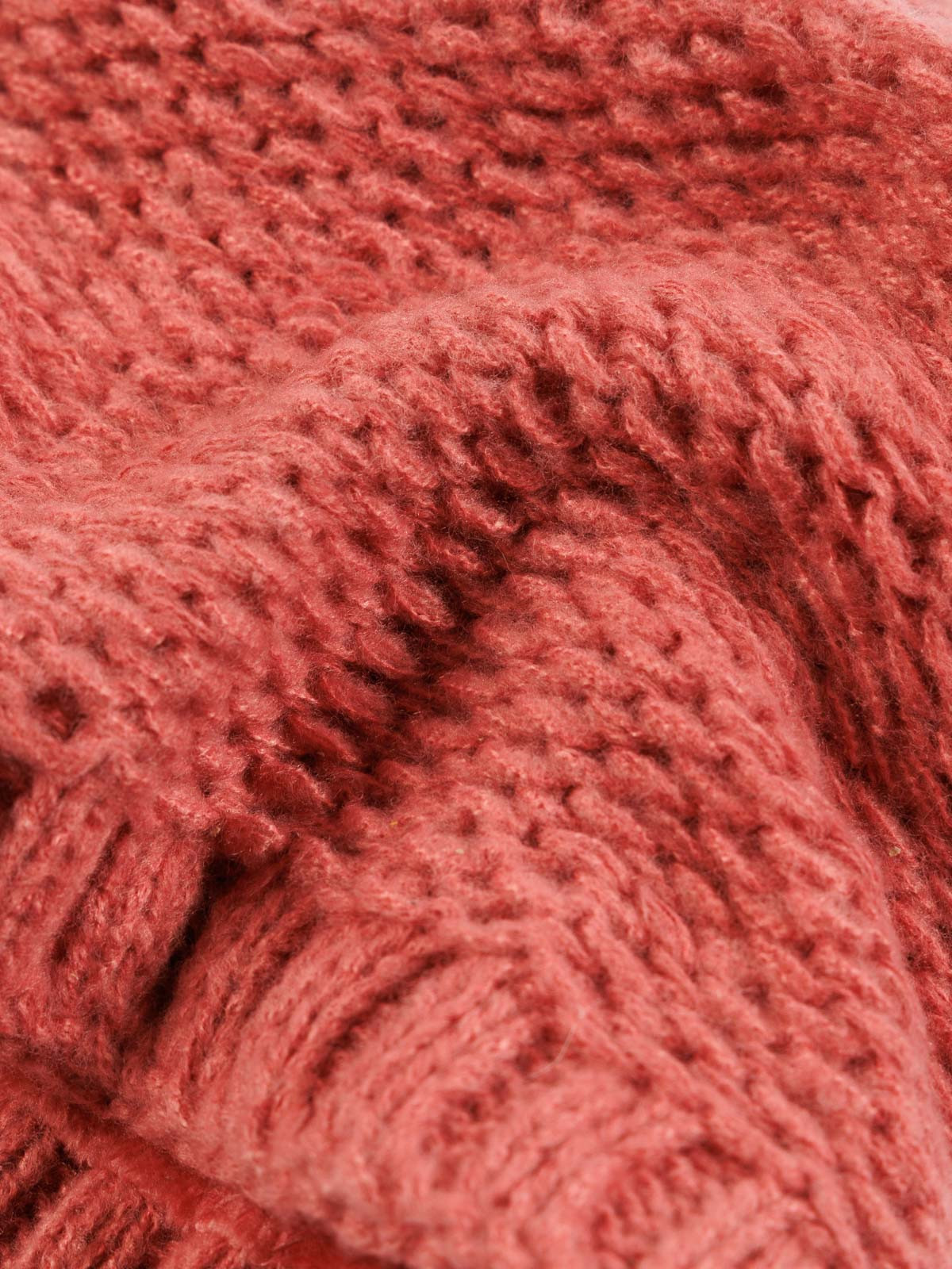 Snood tricot baroque pink fille