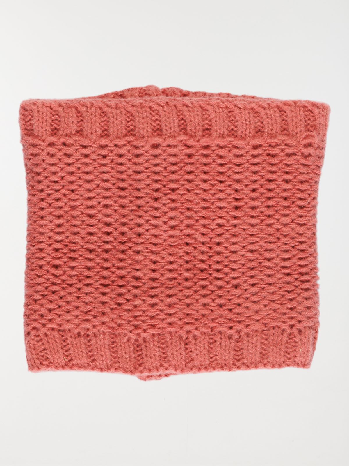 Snood tricot baroque pink fille