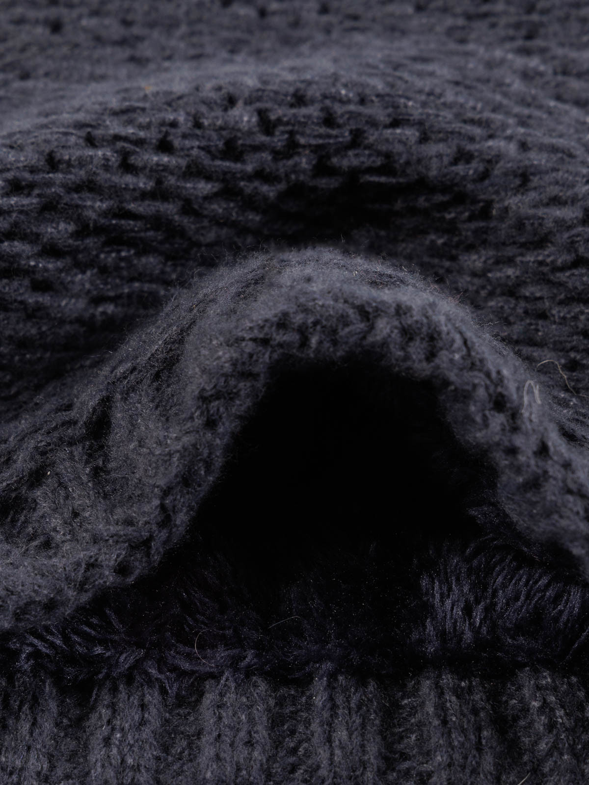 Snood tricot marine navy fille Snood tricot marine navy fille