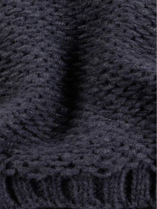 Snood tricot marine navy fille