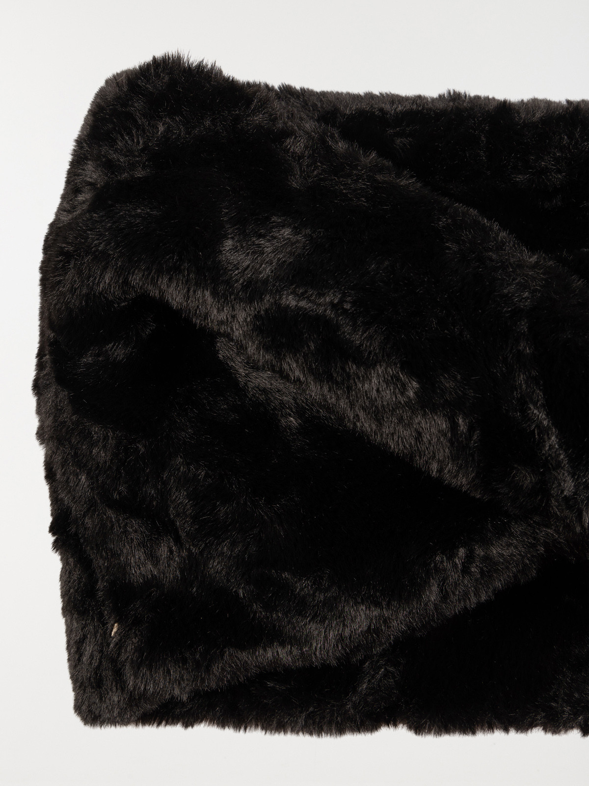 Snood tout doux noir femme Snood tout doux noir femme