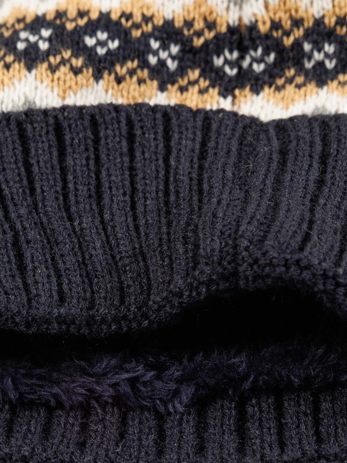 Bonnet jacquard garçon