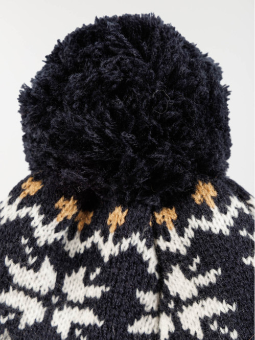 Bonnet jacquard garçon