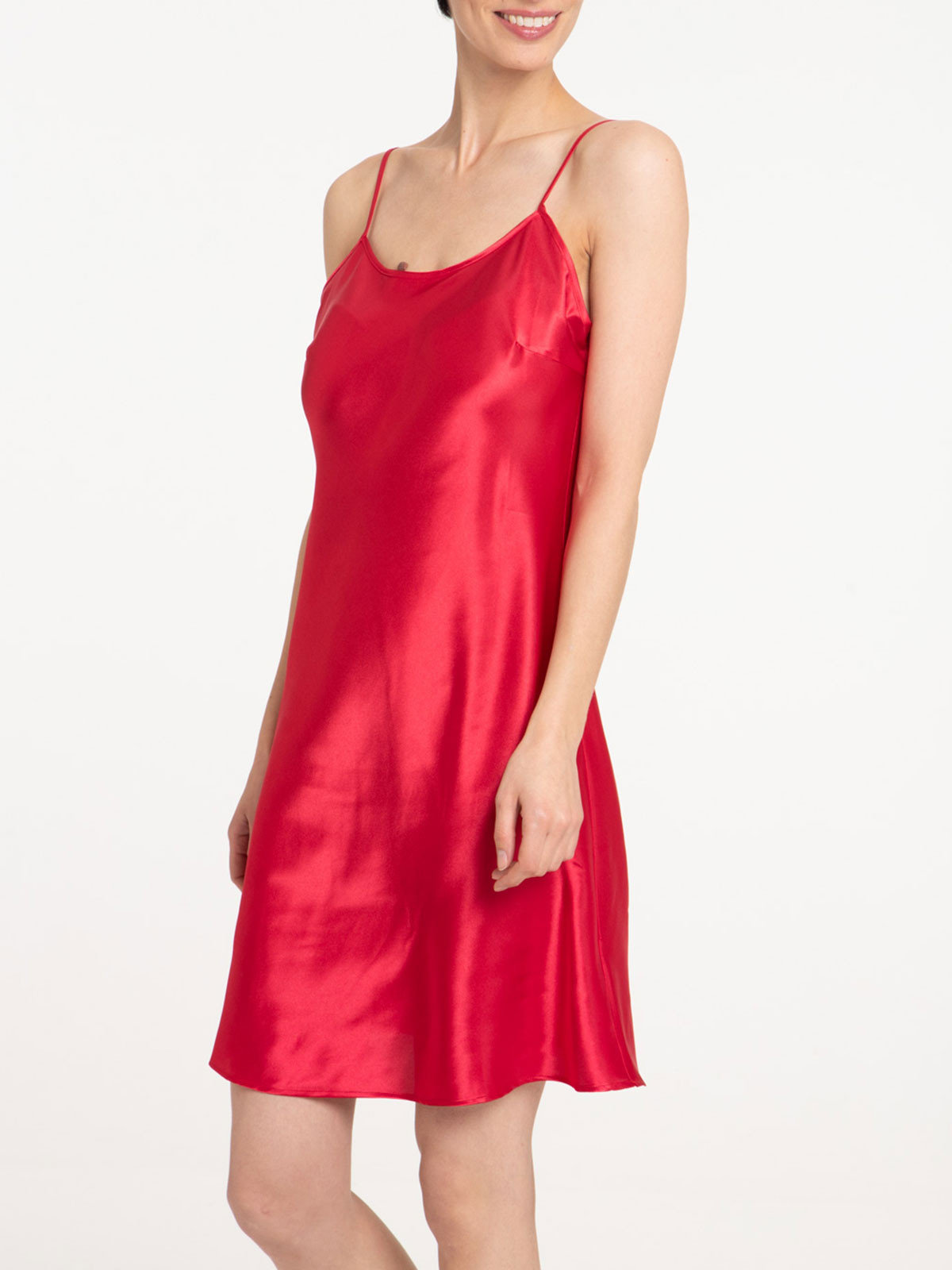 Nuisette satin framboise femme Nuisette satin framboise femme