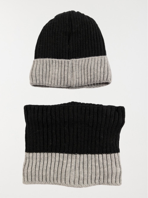 Ensemble bonnet et snood...