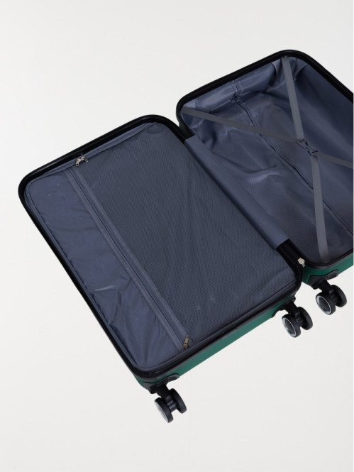 Valise verte rigide à roulette Valise verte rigide à roulette