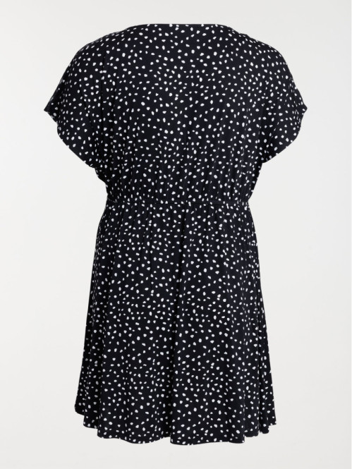 Robe maille imprimée grande...