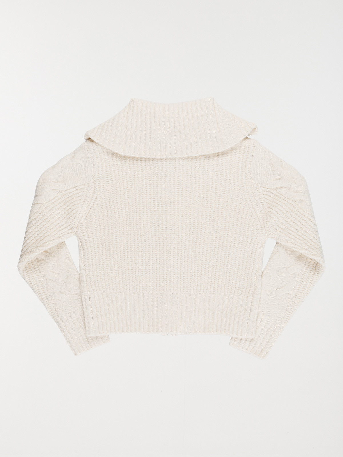 Gilet torsadé coquille fille (XXS-M) Gilet torsadé coquille fille (XXS-M)