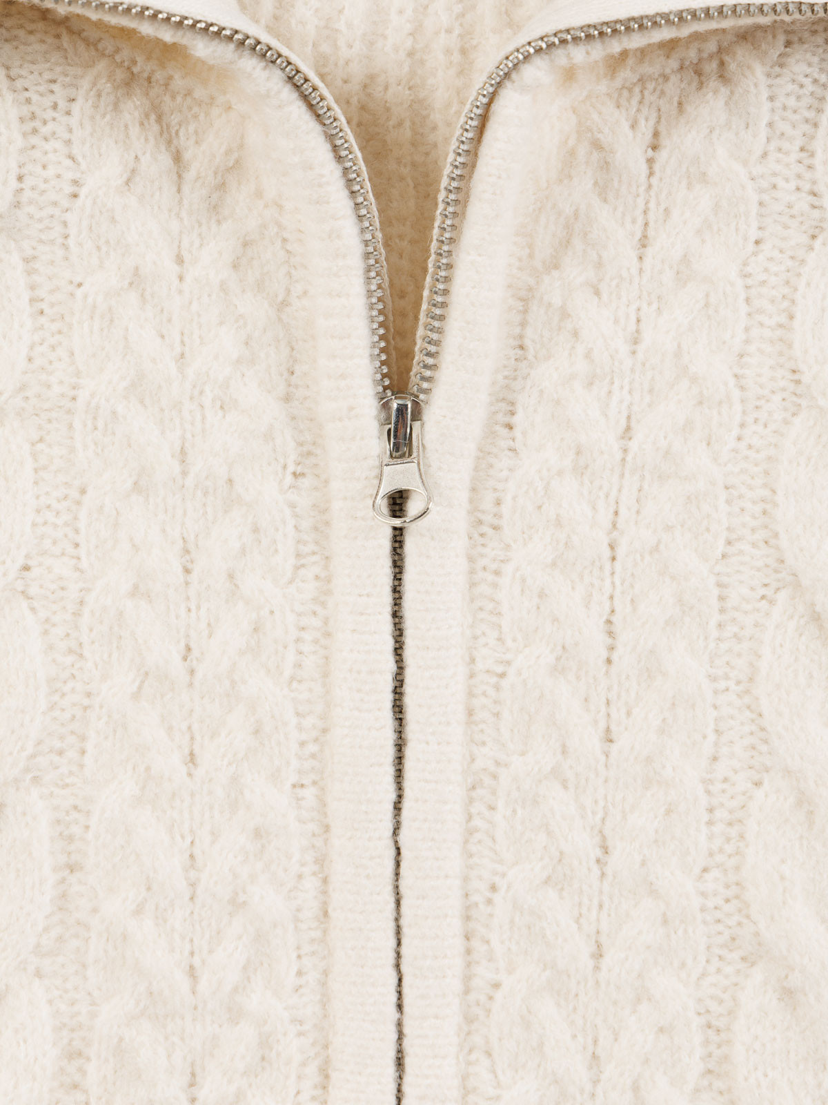 Gilet torsadé coquille fille (XXS-M) Gilet torsadé coquille fille (XXS-M)