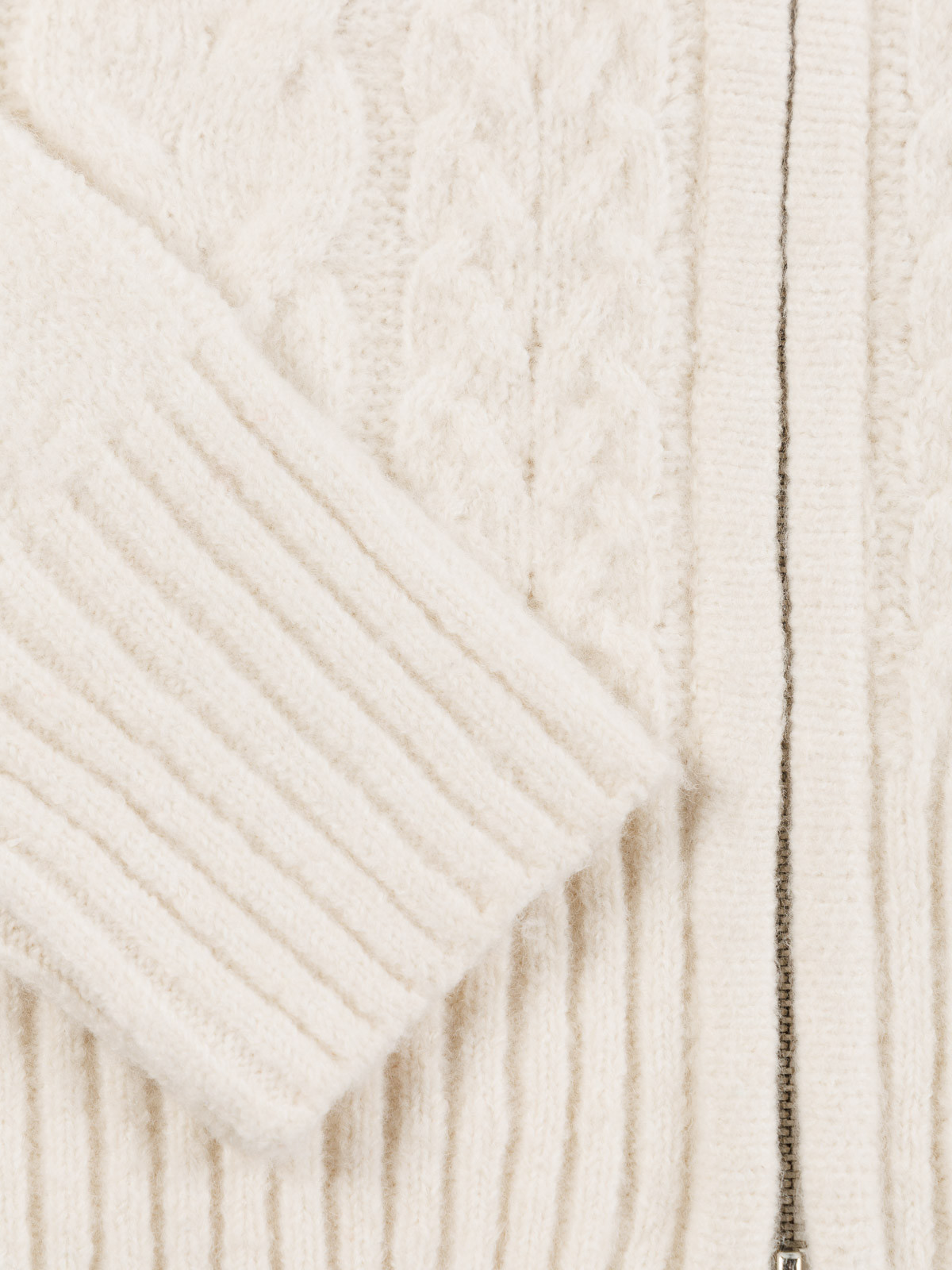 Gilet torsadé coquille fille (XXS-M) Gilet torsadé coquille fille (XXS-M)