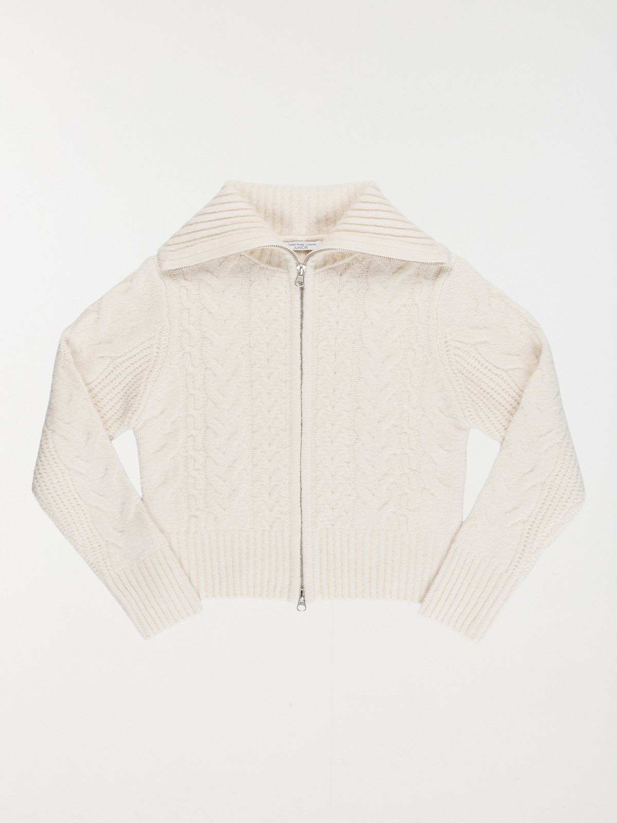 Gilet torsadé coquille fille (XXS-M)