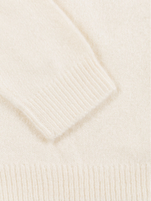 Pull jacquard col rond fille (3-12A)