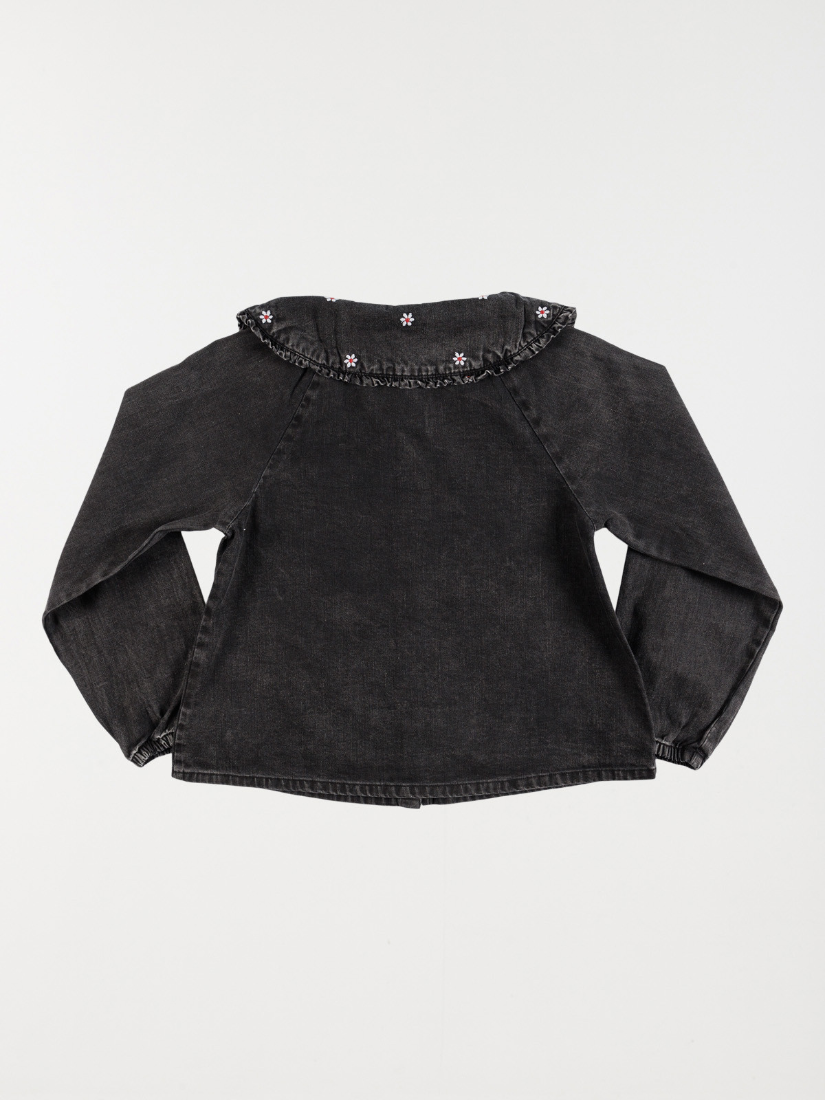 Blouse col claudine brodé fille (3-12A)