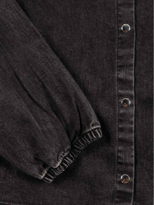 Blouse col claudine brodé fille (3-12A)