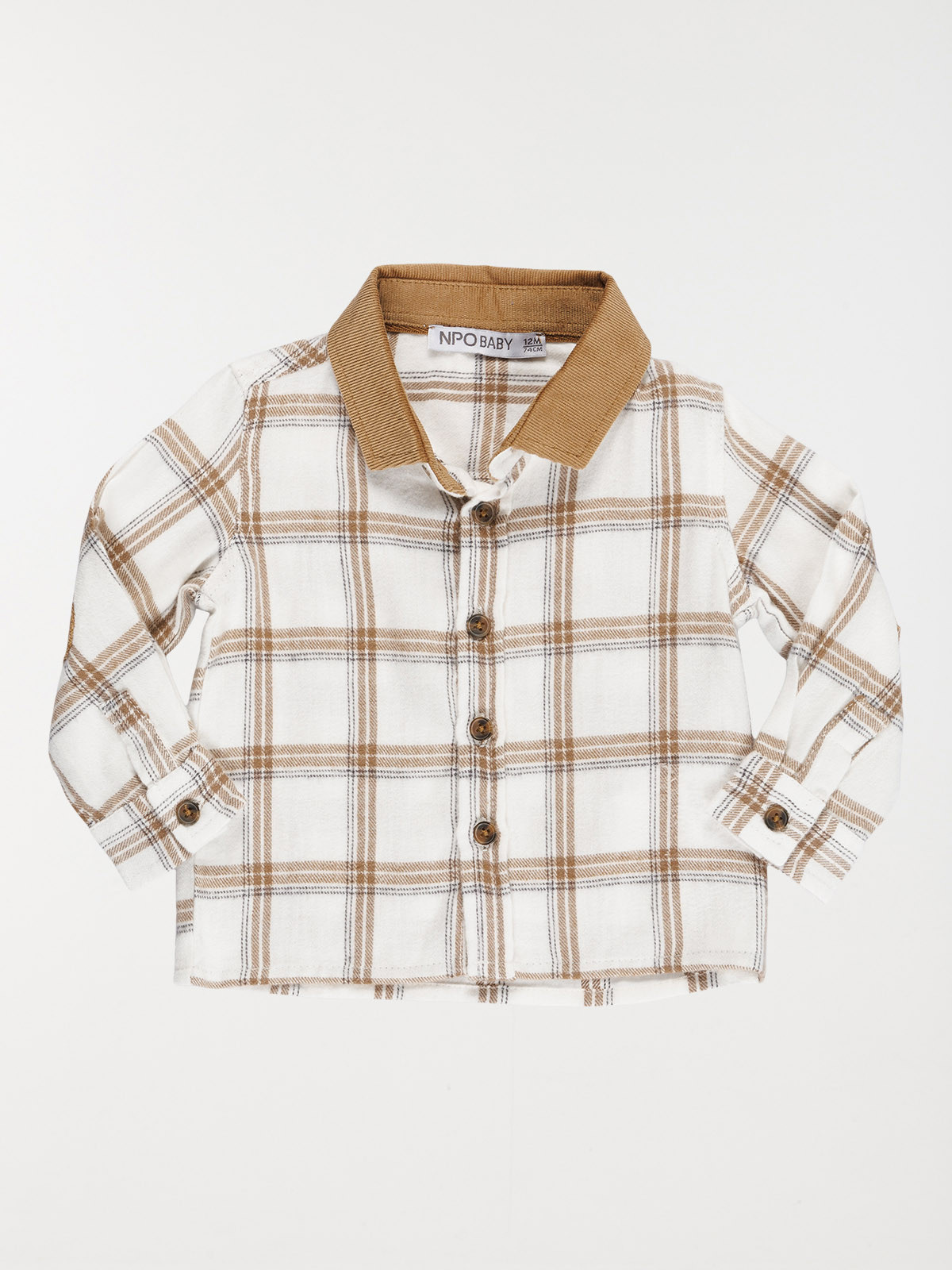 Chemise flanelle carreaux garçon (6-36M)