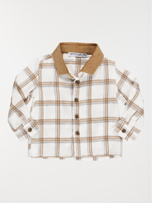 Chemise flanelle carreaux garçon (6-36M)