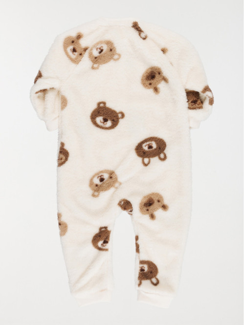 Combinaison douce ourson garçon (3-36M) Combinaison douce ourson garçon (3-36M)