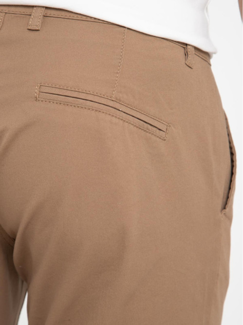 Bermuda café foncé homme