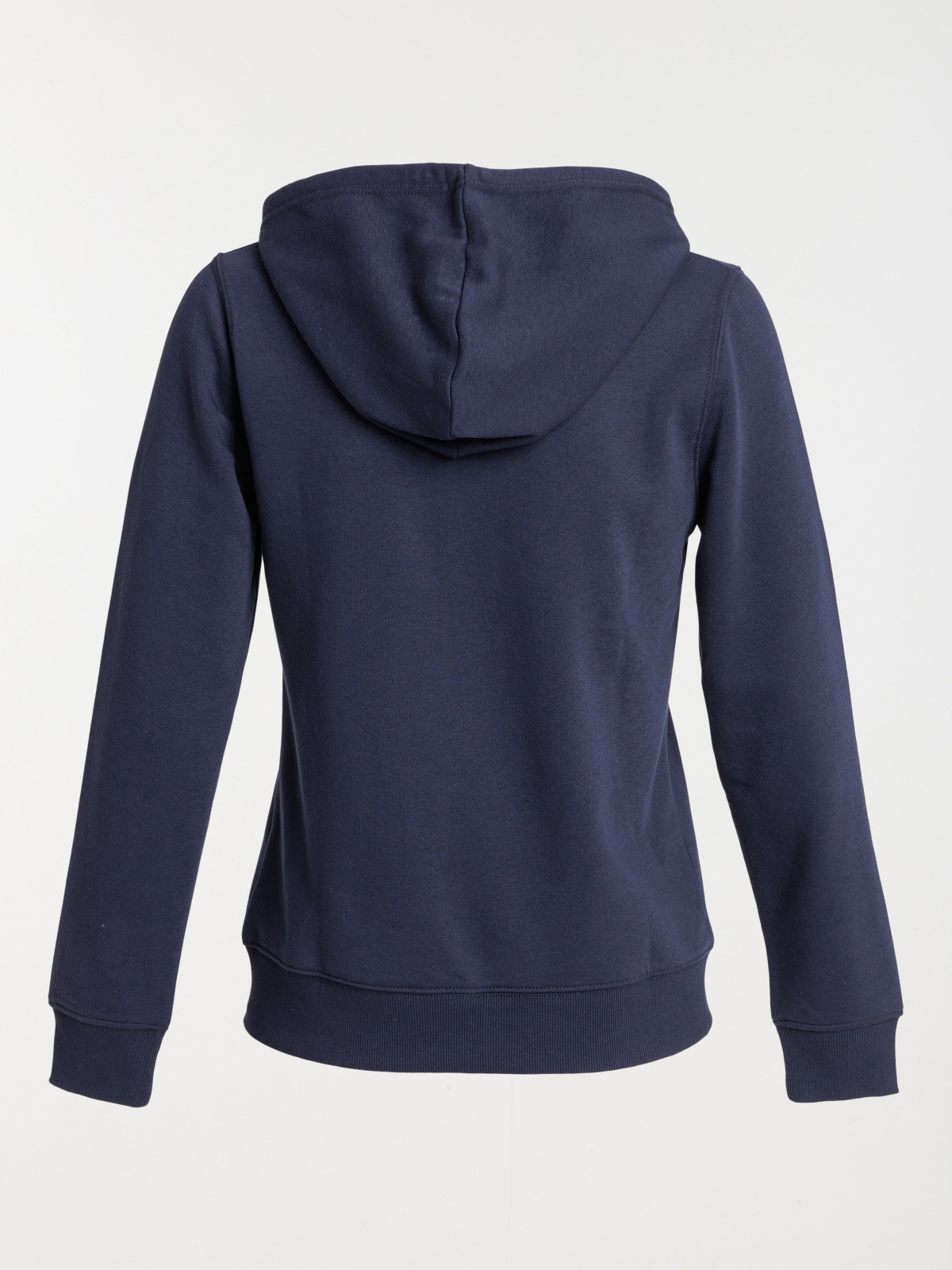 Sweat zippé à capuche marine femme