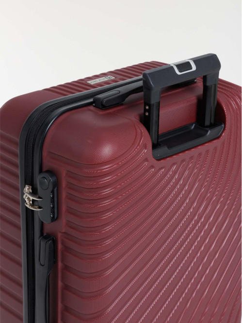 Valise rigide violette à roulette Valise rigide violette à roulette