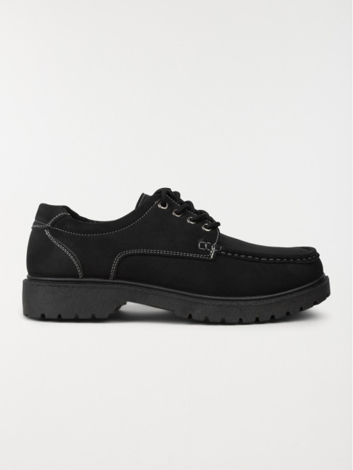 Chaussures noires homme lacets (40-45)