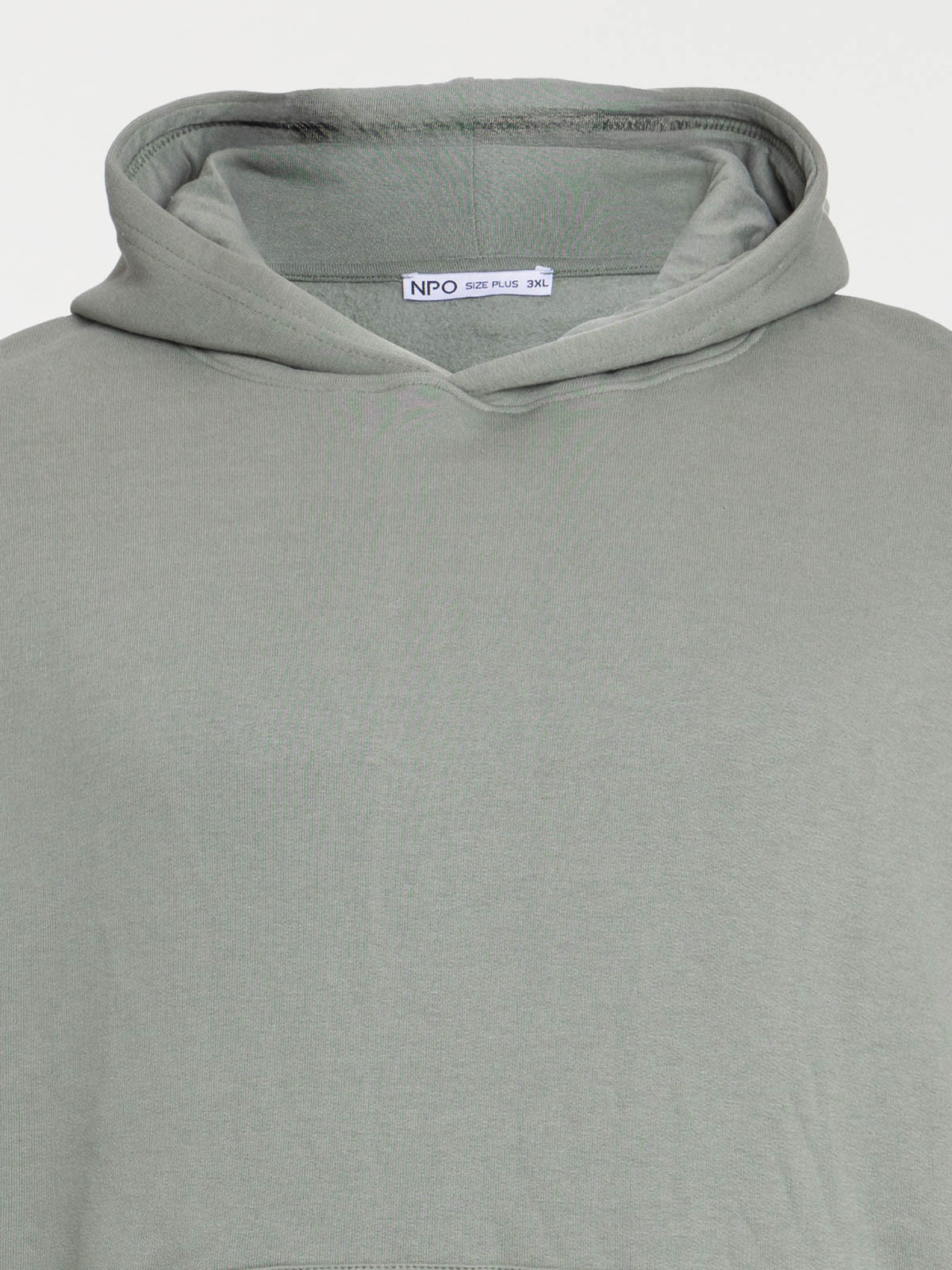 Sweat vert camou grande taille homme