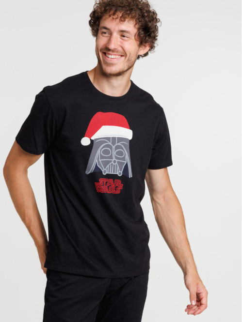 T-shirt Star Wars Dark Vador noël homme