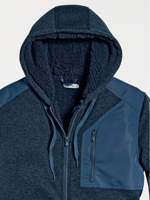 Sweat capuche marine navy homme Sweat capuche marine navy homme