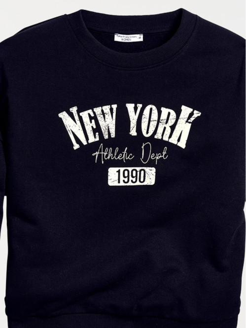 Sweat New York noir femme Sweat New York noir femme