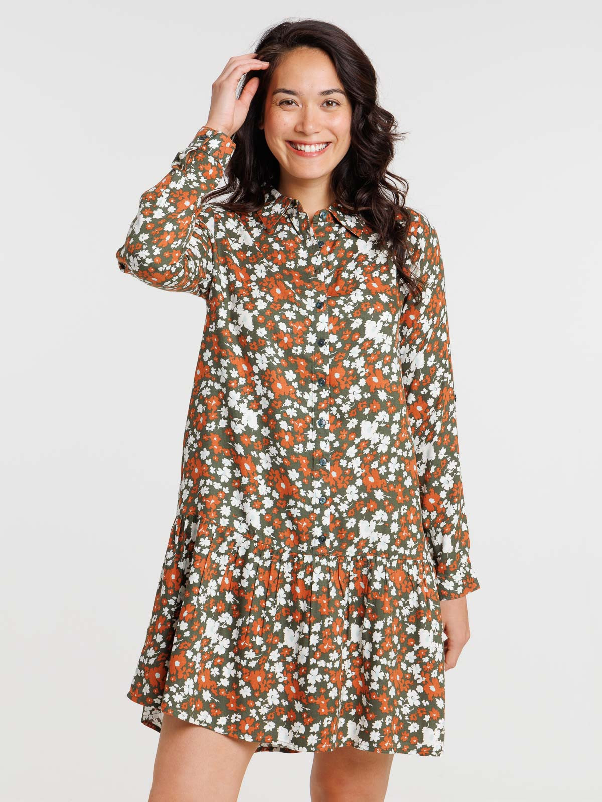 Robe blouse fleurie hotsell