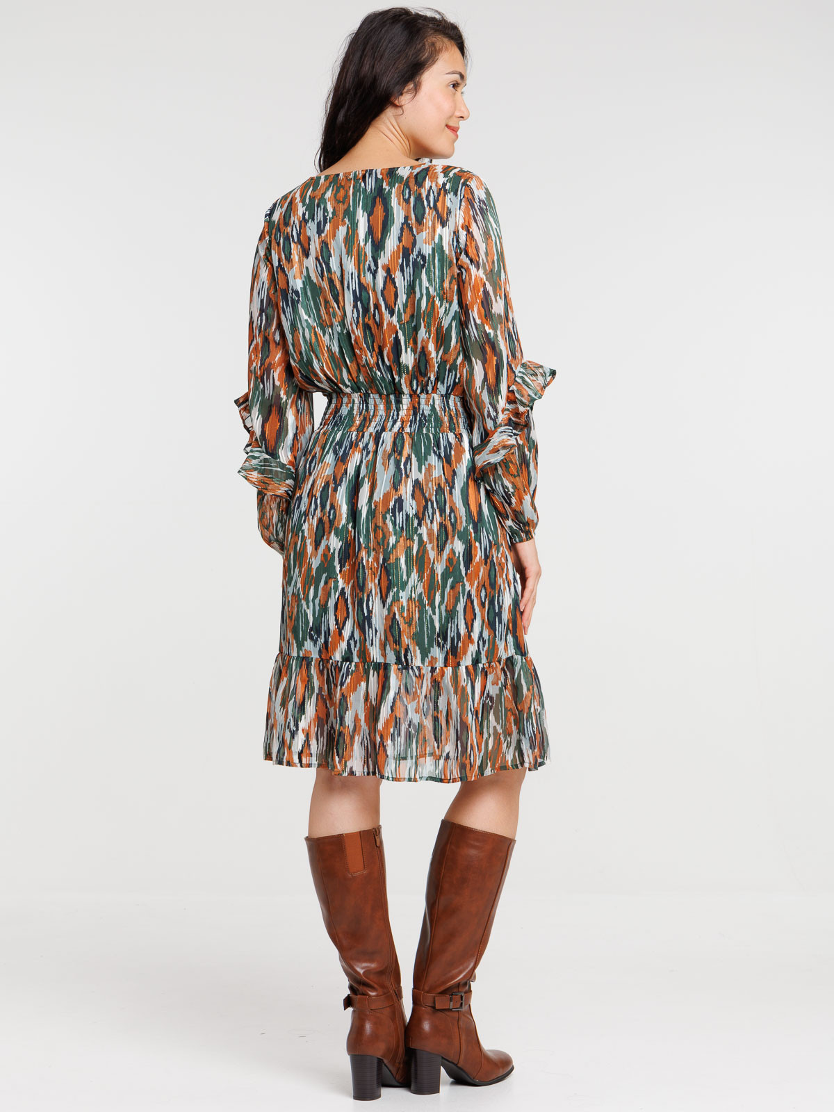 Robe voile imprimée femme Robe voile imprimée femme