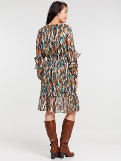 Robe voile imprimée femme Robe voile imprimée femme