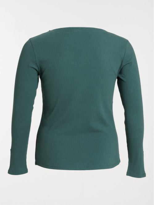 T-shirt côtelé grande...