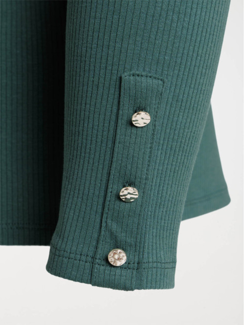 T-shirt côtelé grande...